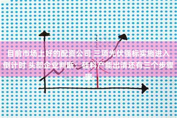 目前市场上好的配资公司 三项光伏强标实施进入倒计时 头部企业判断：硅料产能出清还有三个步骤